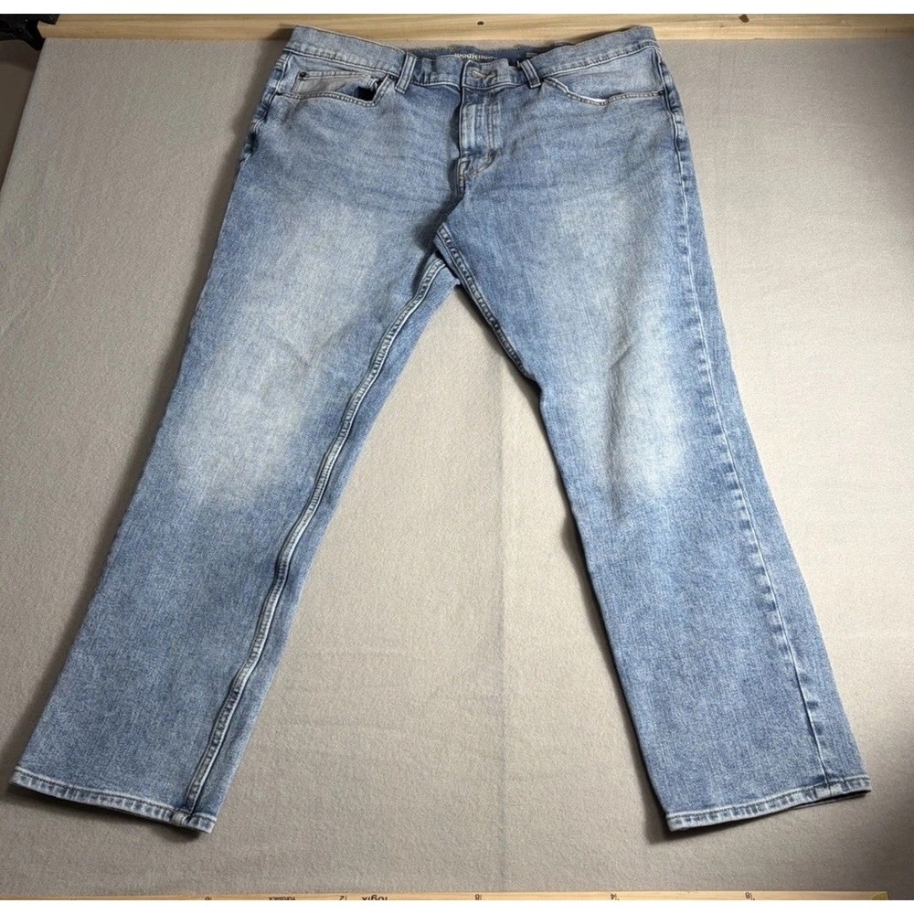 Goodfellow & Co Mens Skinny Fit Total Flex 4-Way Stretch Jeans‎ Light Wash 40x32